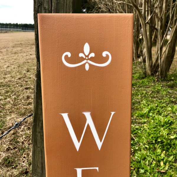 4 FT Nutmeg Welcome Sign - Image 2