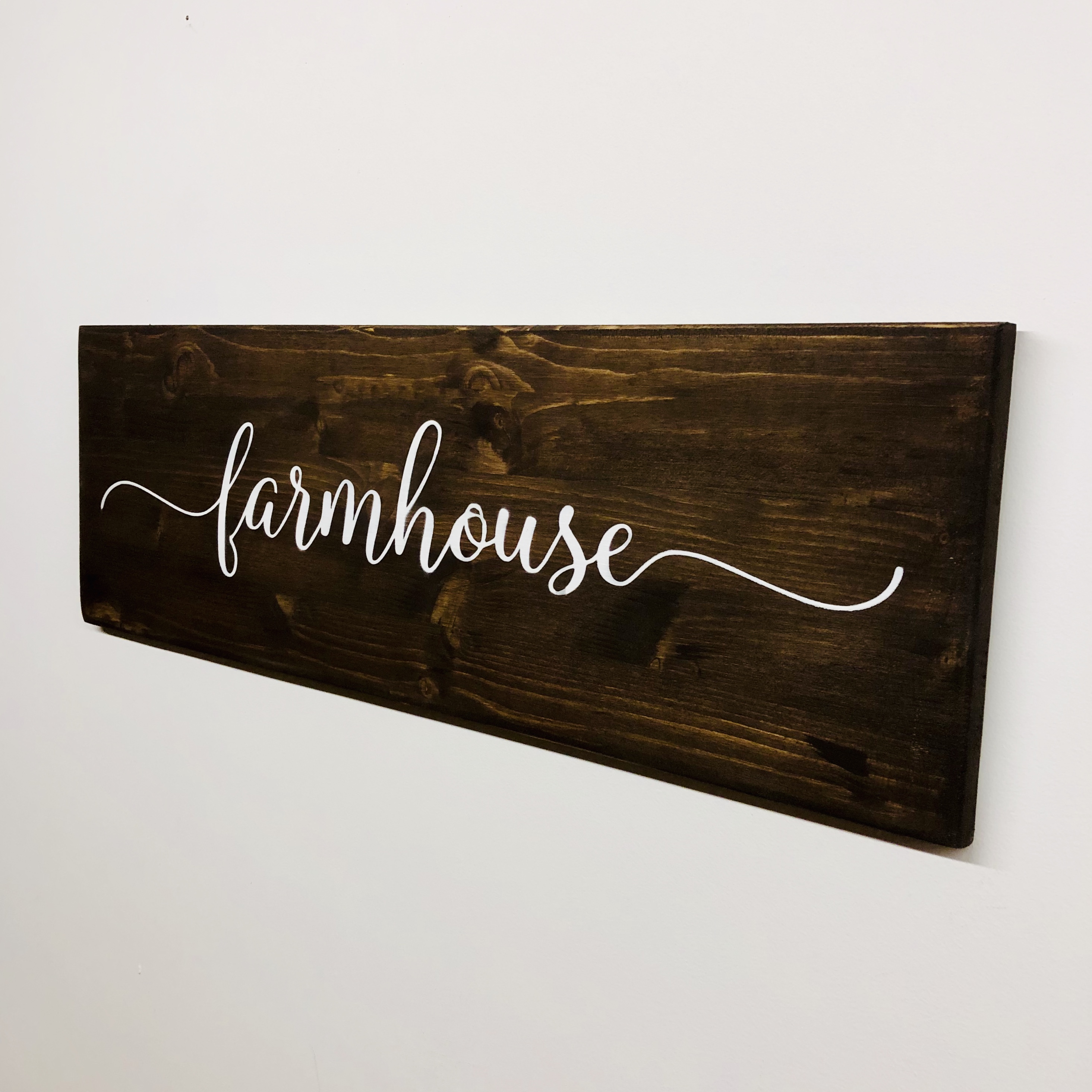 Farmhouse Stained Wall Sign - Image 3