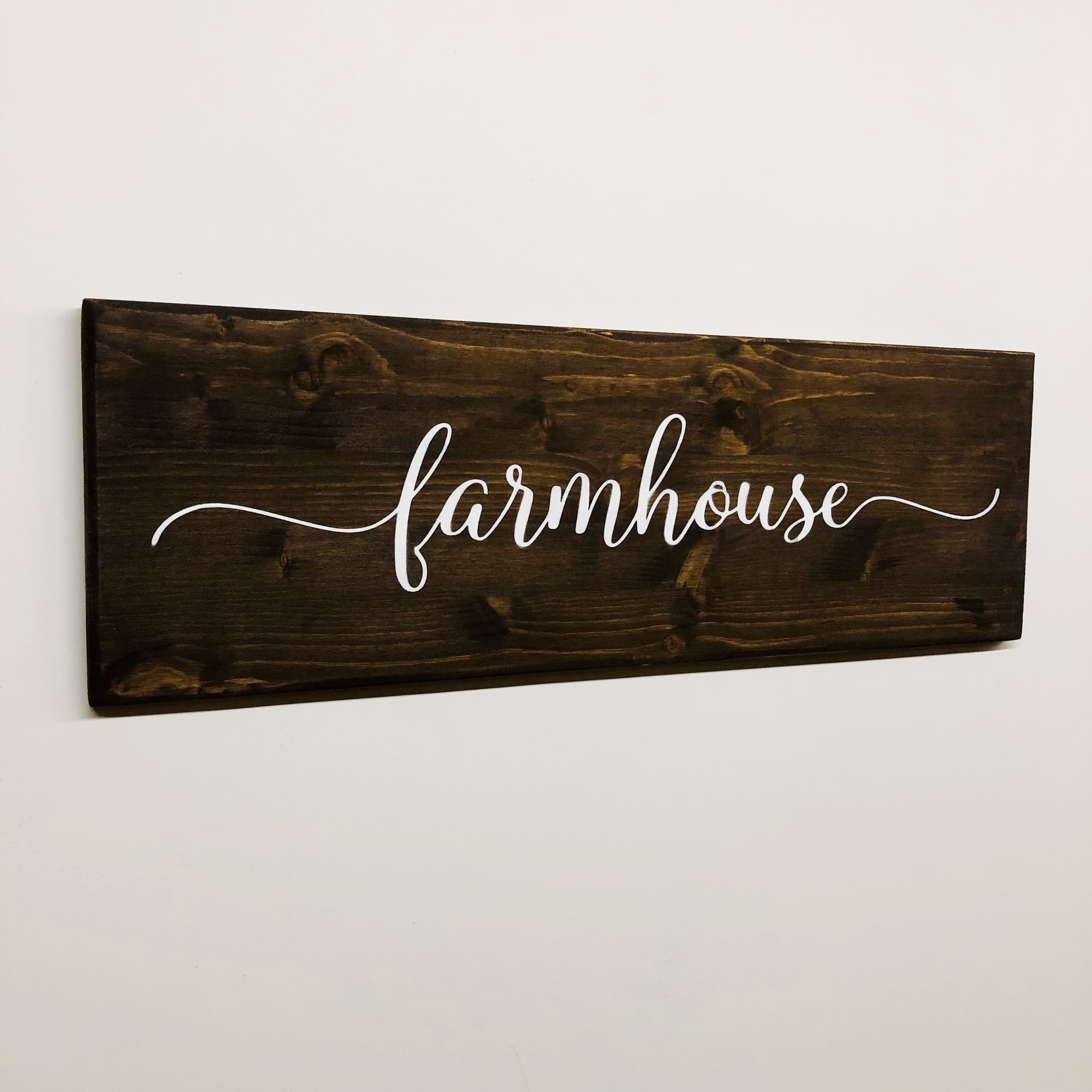 Farmhouse Stained Wall Sign - Image 2