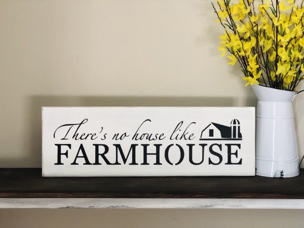 No House Like Farmhouse Wood Sign - Image 2