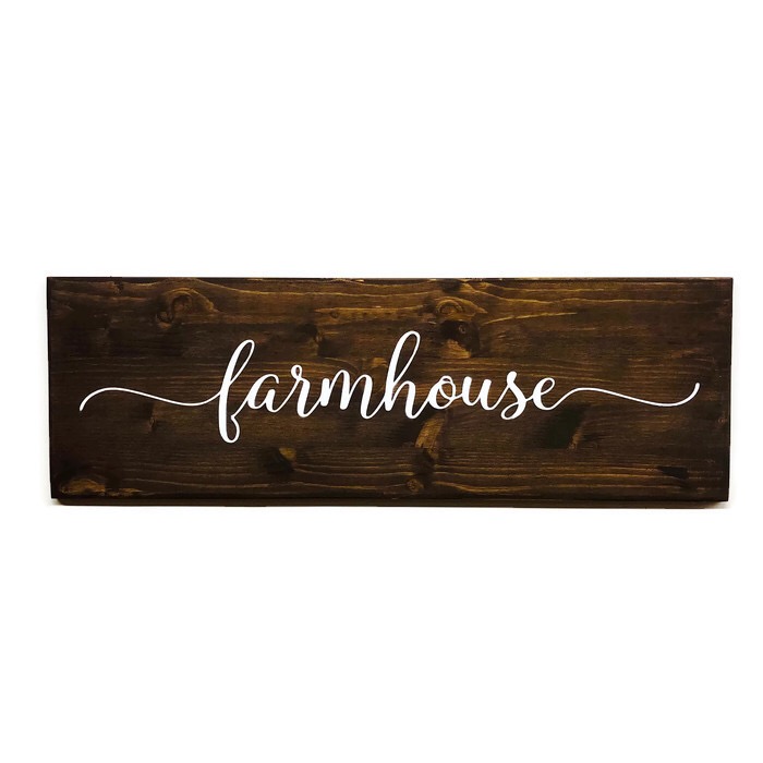 Farmhouse Stained Wall Sign