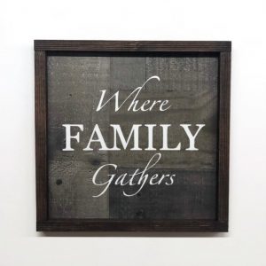 Where Family Gathers (Dark Background)
